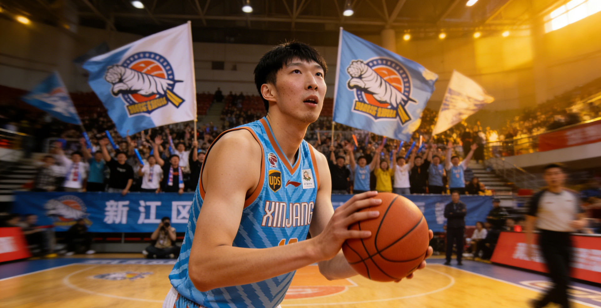 周琦复出！助力新疆男篮晋级四强